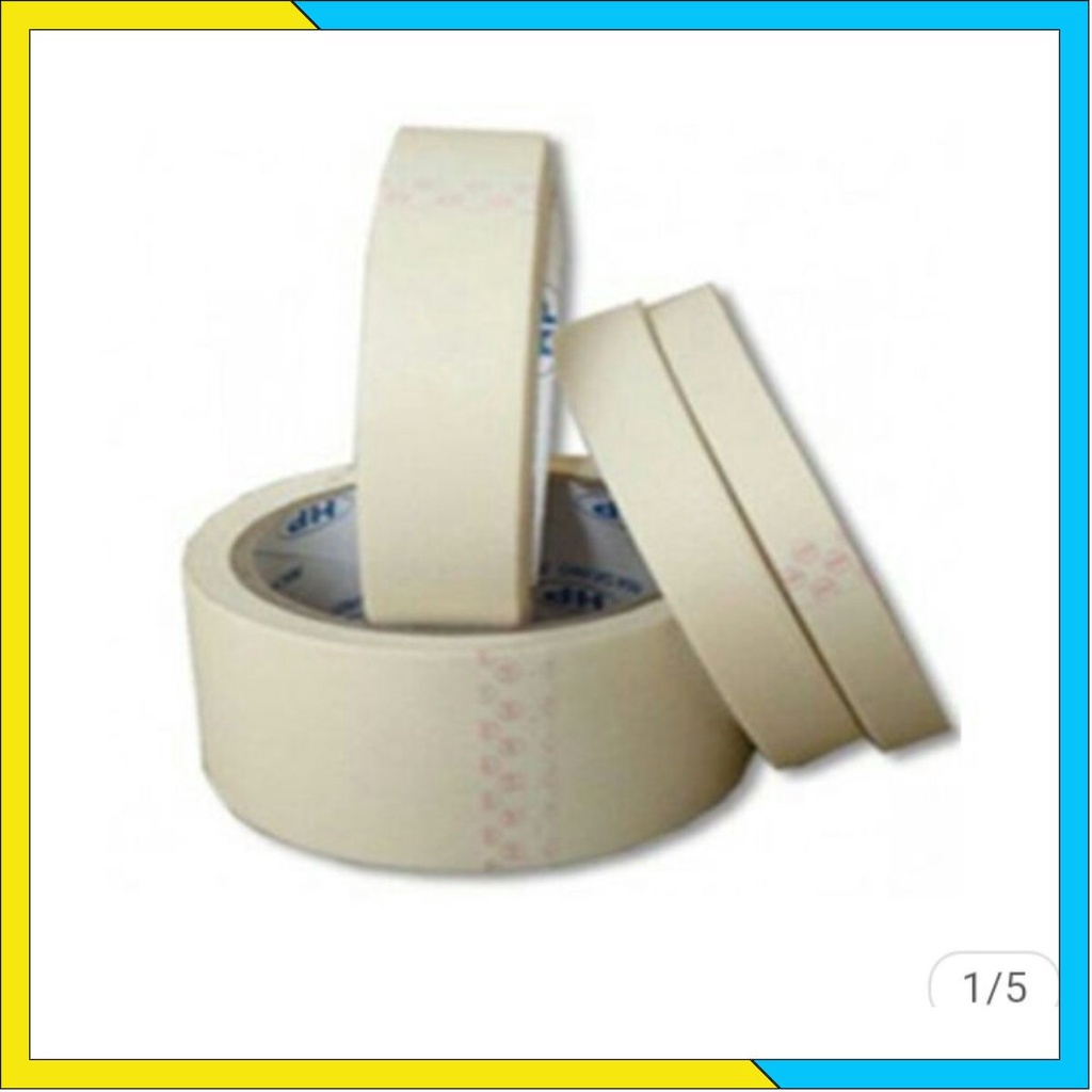 Băng keo giấy các loại 1.5F, 2f4,1f2, 4f8; 20ya.