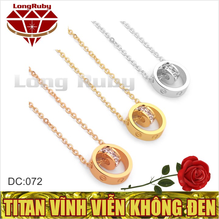 Dây chuyền Titan nữ sang trọng | Vòng cổ nữ siêu đẹp, quý phái Dc072