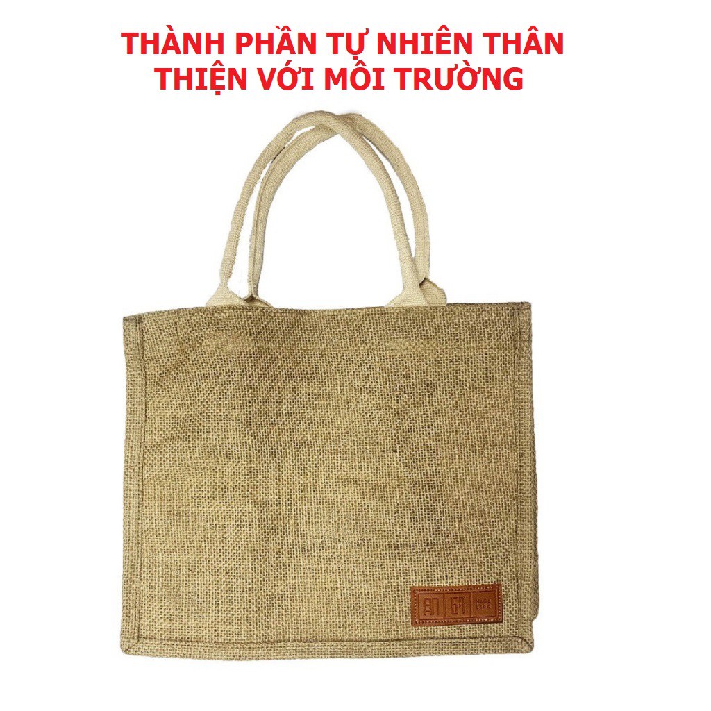 [HB Gift] Túi Tote Vải Cói Thân Thiện Môi Trường Hada Labo