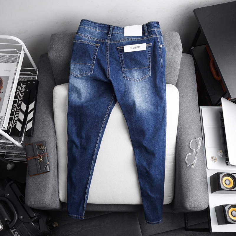 Quần jean nam cao cấp slim fit 3 màu VNXK