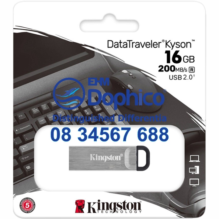 USB 64GB/32GB/16GB Kingston DataTraveler Kyson – Chính hãng – Bảo hành 5 năm