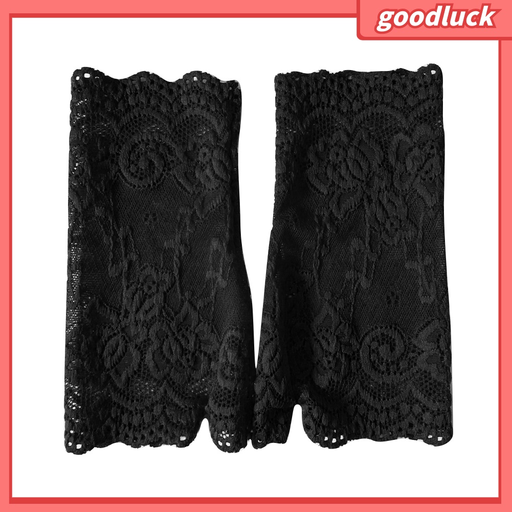 Găng Tay Ren Hở Ngón Chống Nắng Cho Nữ