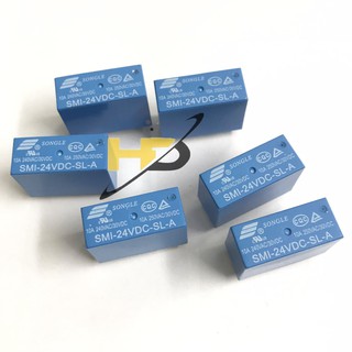Relay 10A 24V SMI-24VDC-SL-A Songle Hình Chữ Nhật 4 Chân Loại Tốt