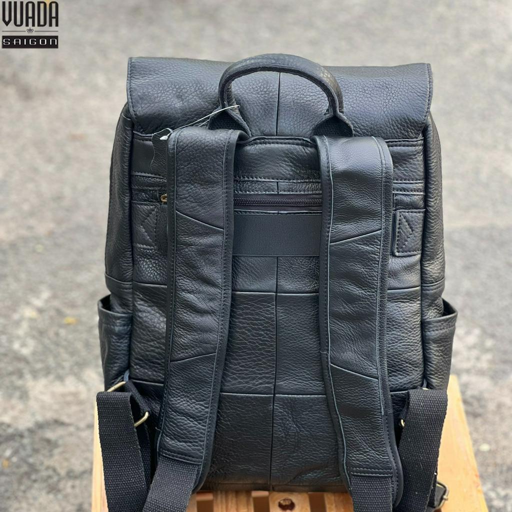 BALO DA THẬT NGUYÊN TẤM MÀU ĐEN BLDB76