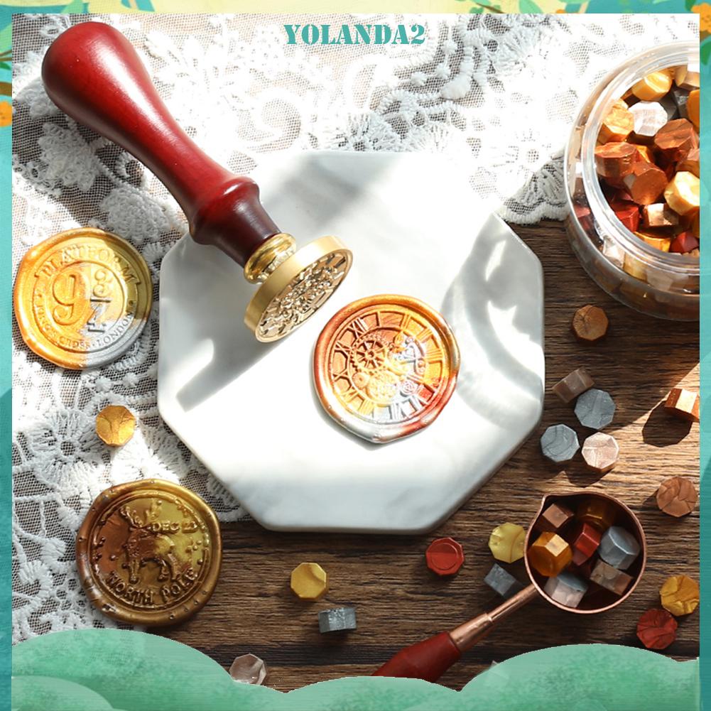 200 Viên Sáp Hình Bát Giác Dùng Đóng Dấu Niêm Phong Bì Thư