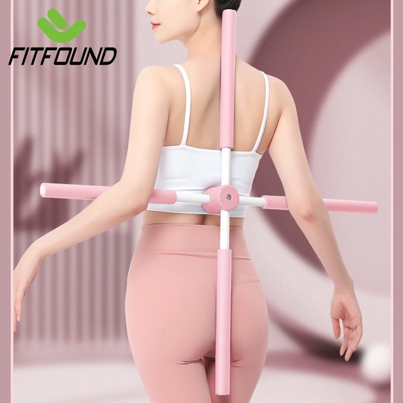 Set 2 Gậy Tập Yoga Định Hình Chống Gù Lưng Chỉnh Dáng Tăng Chiều Cao