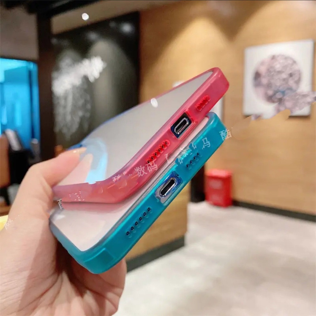 Ốp Điện Thoại TPU Màu Gradient Cho iPhone 13 pro max 12 12pro 12 pro max 7 8 plus xs / x XR xs max 11 11 pro 11 pro max