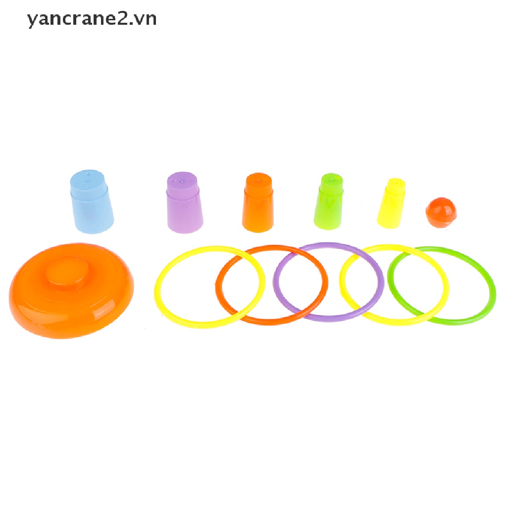 Bộ đồ chơi ném vòng nhựa thú vị cho các bé