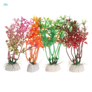Cây Cảnh Nhân Tạo Nhiều Màu Sắc Trang Trí Bể Cá