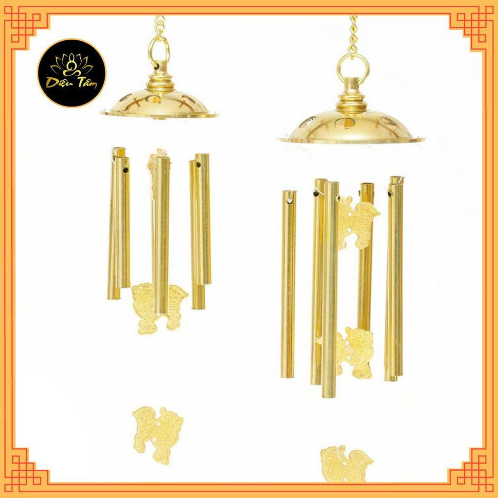 Chuông gió đồng 6 ống nhiều size