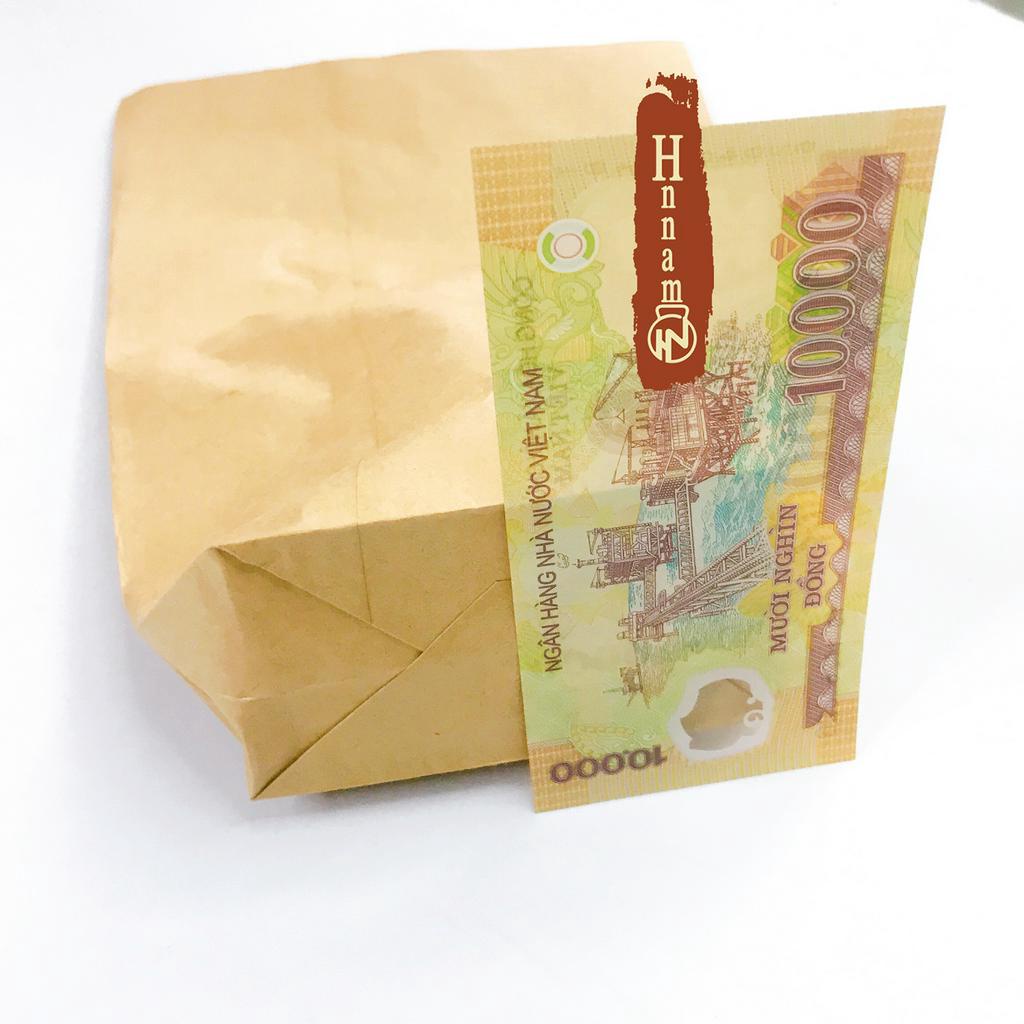 Combo 25 Túi giấy xi măng loại graft tốt 15*20*5 cm - Giải pháp tiện ích sử dụng đóng hàng gói đùi gà rán thực phẩm