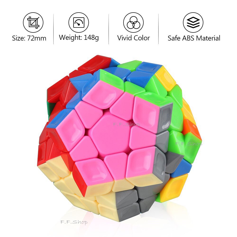 Cyclone Boys Khối xếp hình rubik đa diện Megaminx CyclonBoys 12 mặt 3x3 chất lượng cao