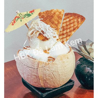 Bánh Quế Tam Giác 100g💝CÀ PHÊ KEM💝 Dùng ăn trực tiếp, trang trí ly kem, dùng kèm với kem, sữa chua