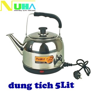 Ấm siêu tốc inox Fujika FJ-SD50 dung tích 5Lit, công suất 1500W, bảo hành 12 tháng