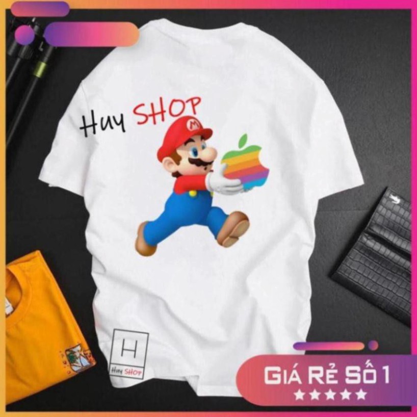 [MỚI] Áo thun Mario Cute dễ thương - Áo thun Hàn Quốc Unisex - Áo thun tay lỡ - Áo thun cặp đôi - Áo thun Hàn Quốc 710