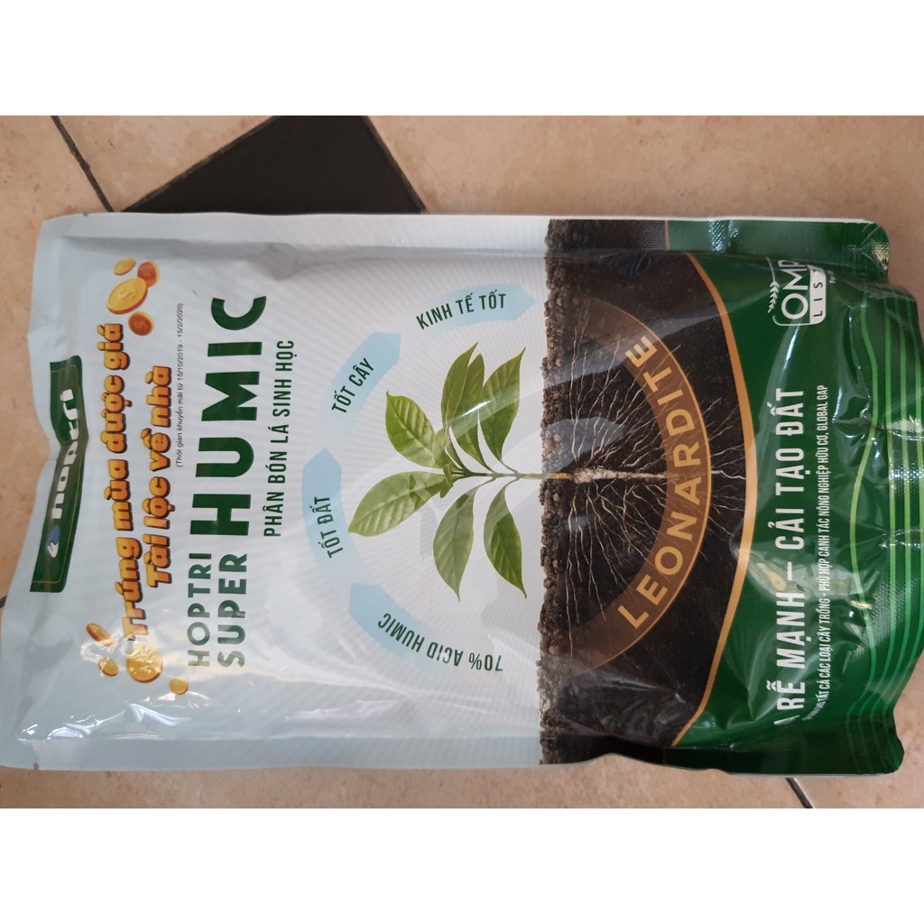 phân bón sinh học SUPER HUMIC- gói 1kg