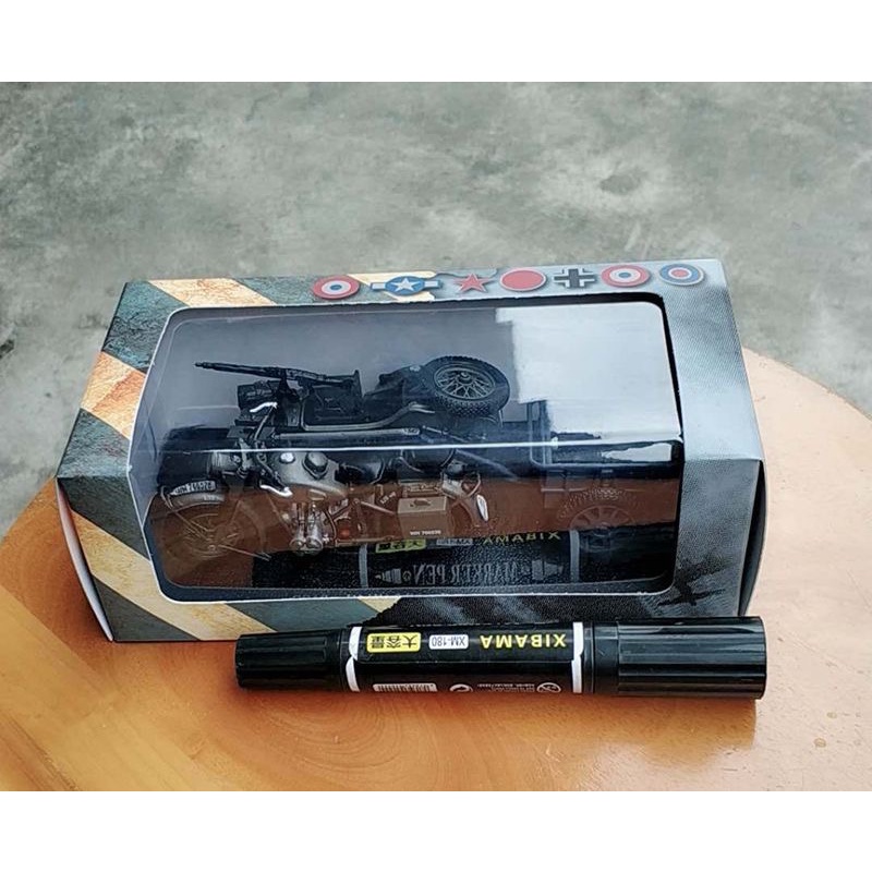 Mô Hình Xe Mô Tô BMW R75 SS18 Tỉ Lệ 1:24 Bằng Hợp Kim Cao Cấp