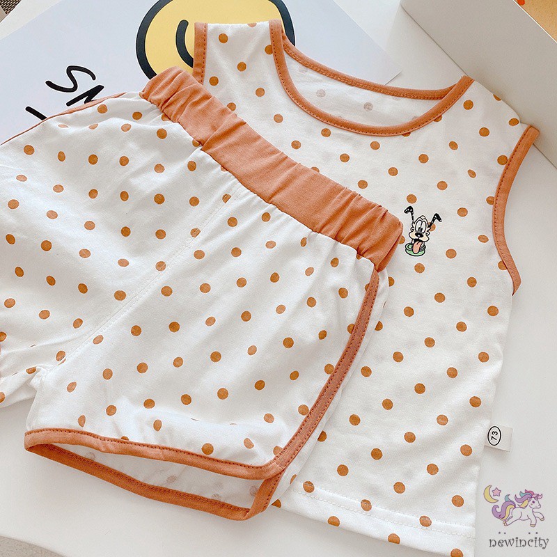 Set Áo Thun Ba Lỗ + Quần Short Thoải Mái Thời Trang Cho Bé