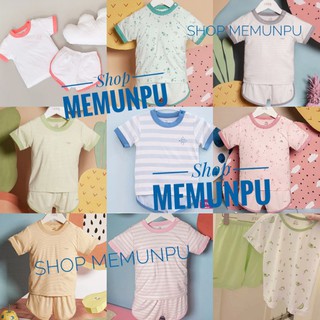 Bộ cộc petit cài vai cúc thẳng