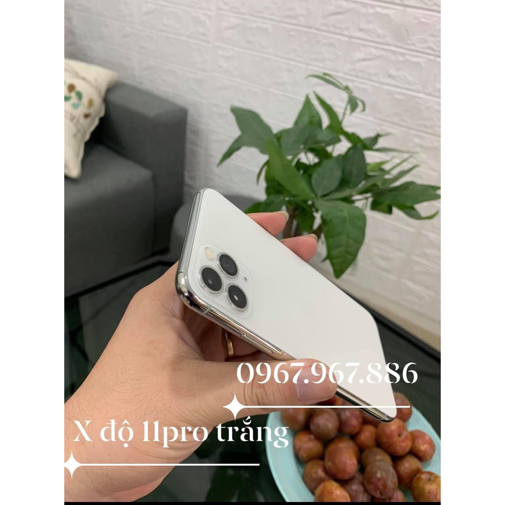 Vỏ độ X lên 11 pro full flash phím khay sim