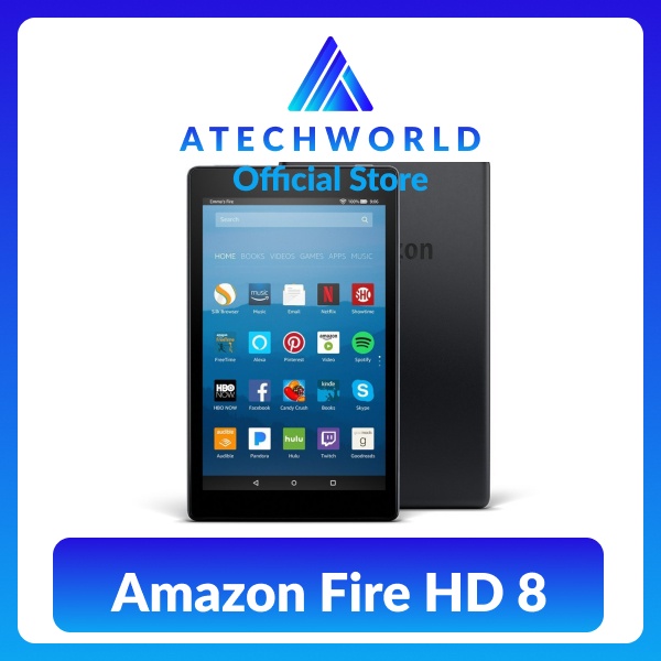 Máy Tính Bảng Amazon Fire HD 8 2021 - Hàng Chính Hãng - Bảo Hành 12 Tháng