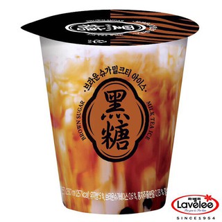 KEM TRÀ SỮA TRÂN CHÂU ĐƯỜNG ĐEN 230ML