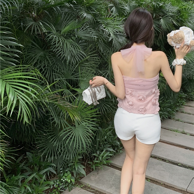 Áo Hai Dây Họa Tiết Hoa Thời Trang Cho Nữ