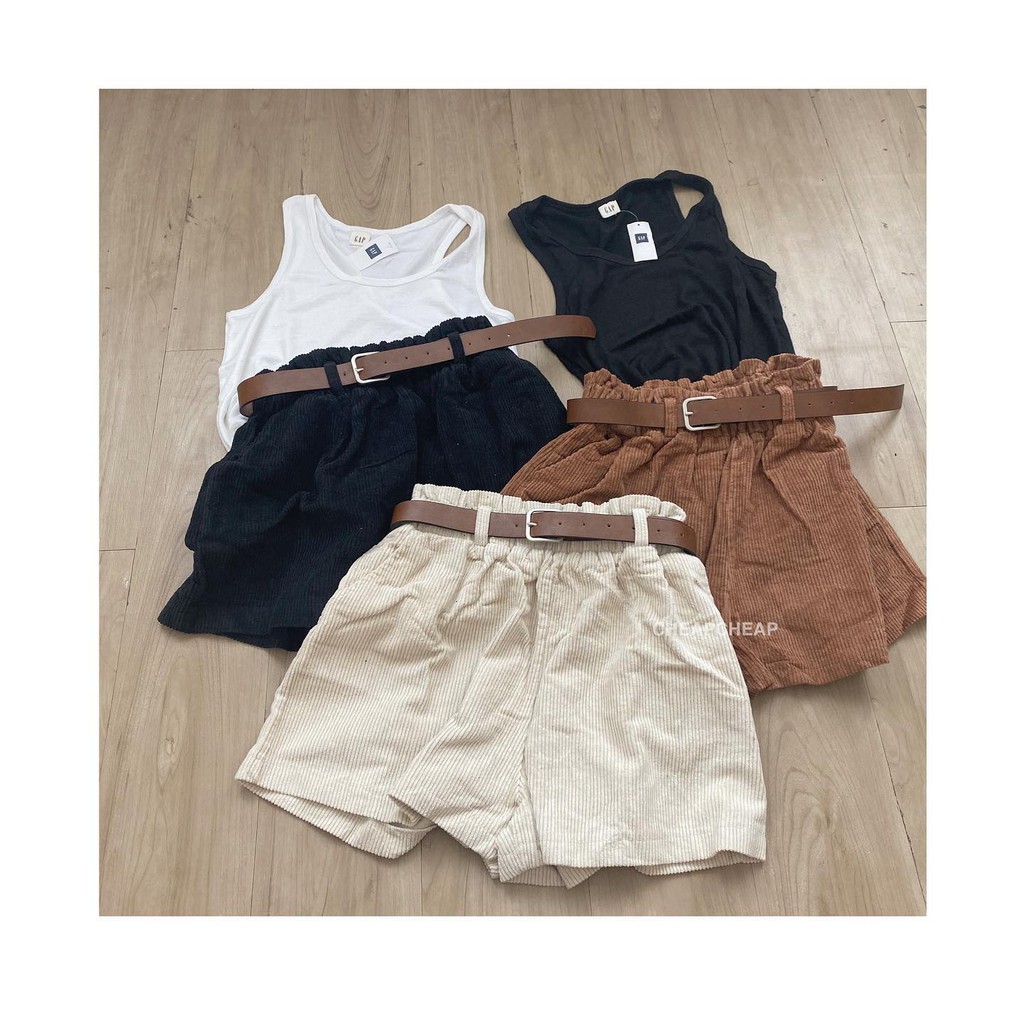 QUẦN SHORT CORDUROY- CHẤT Nhung
