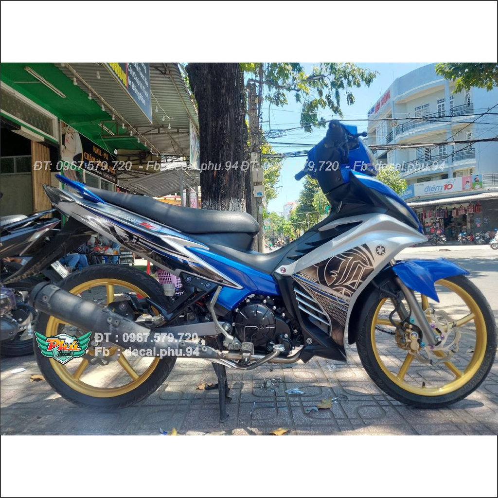 Tem Rời Ex 135 LC trắng xanh (J)