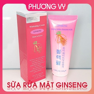 Sữa rửa mặt Ginseng, giúp sạch nhờn và làm sạch da mặt, dưỡng trắng da, mỹ phẩm Ginseng.