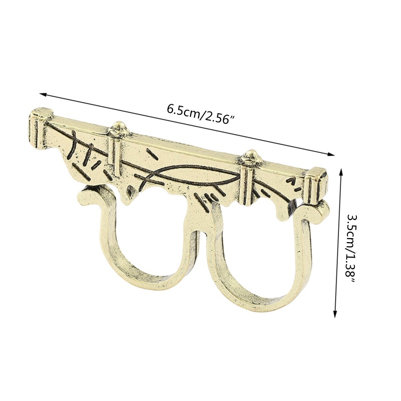 Nhẫn Hai Lớp Phong Cách Hip Hop Dùng Làm Đạo Cụ Chụp Ảnh