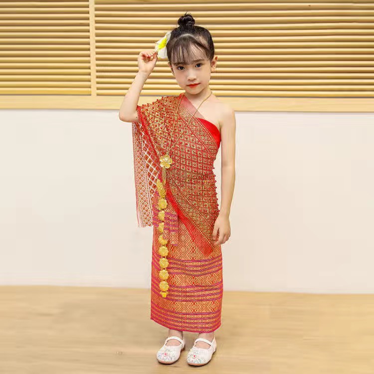 Trang phục chụp ảnh du lịch phong cách Thái Lan cho bé gái