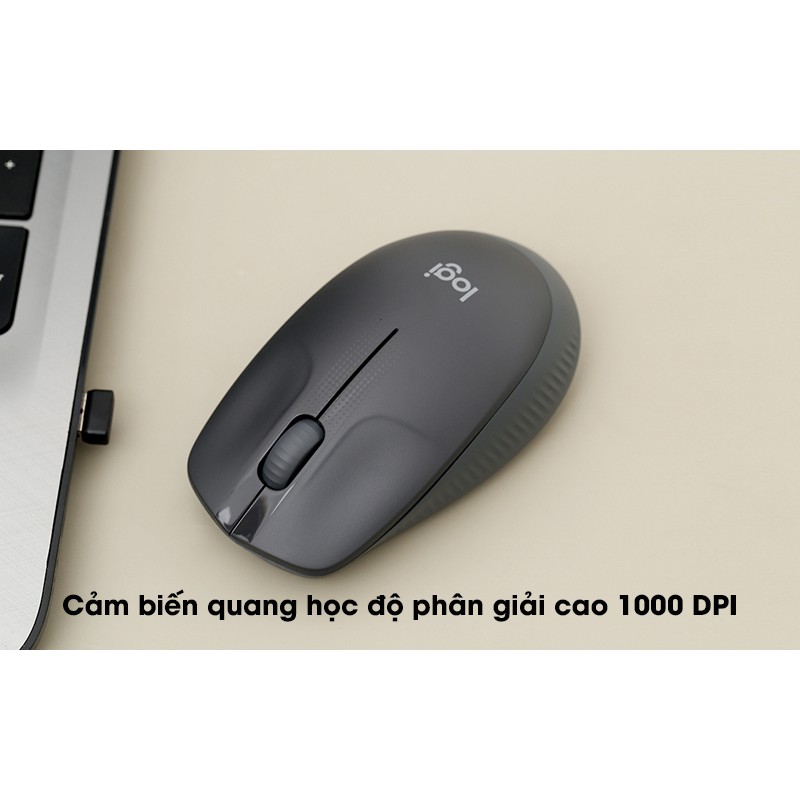 [Mã ELHAMS5 giảm 6% đơn 300K] Chuột không dây Logitech M190 - Hàng chính hãng - Bảo hành 12 tháng