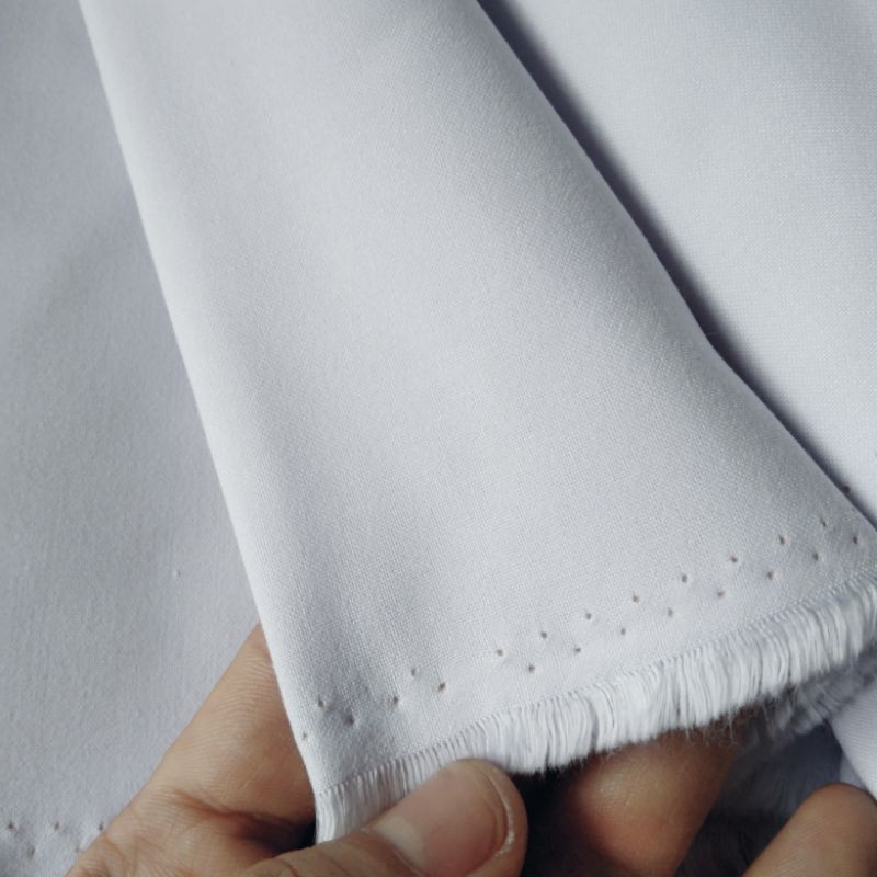 Vải Kate FO Trắng May Đồ Blouse Trắng Bác Sĩ Y Tá