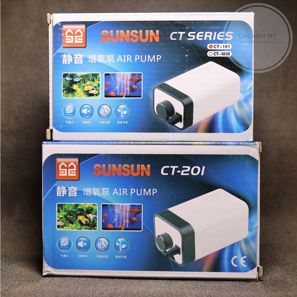 Máy sủi êm Sun Sun tặng kèm dây sủi, quả sủi , máy sủi cho bể cá , bể thủy sinh