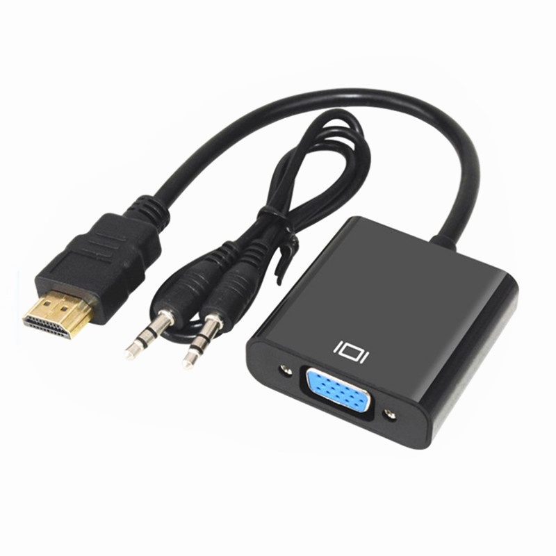 Hdmi to vga audio adapter có âm thanh cáp máy tính cáp chuyển đổi hdmi sang vga LUVIBA CA01