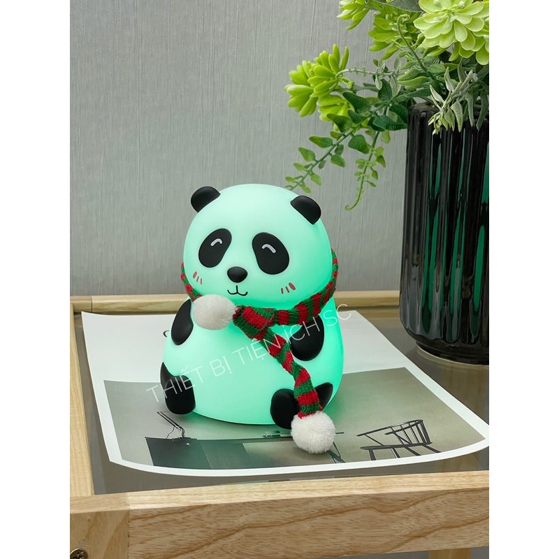 Đèn Ngủ Cảm Ứng , Đèn Ngủ Silicon Gấu Con Dễ Thương Quà Tặng Cho Bé