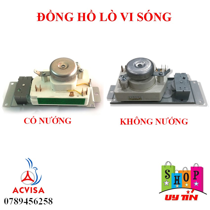 Đồng Hồ Thời Gian Lò Vi Sóng Loại Có Nướng; Không Nướng