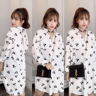 Đầm sơ mi tay dài cực xinh gb15100 mới nè