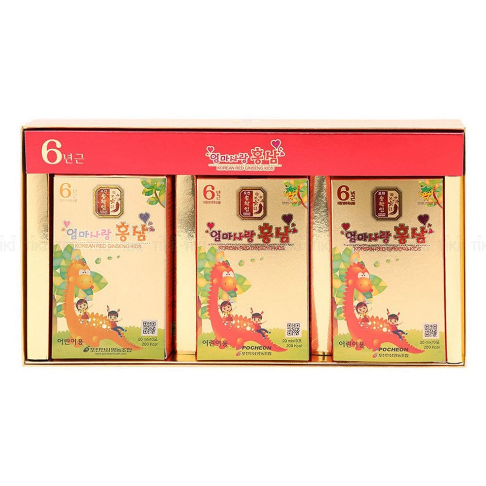 Nước Hồng Sâm Baby Trẻ Em Pocheon 30 Gói * 20ml [ Hàng Mới Về ]