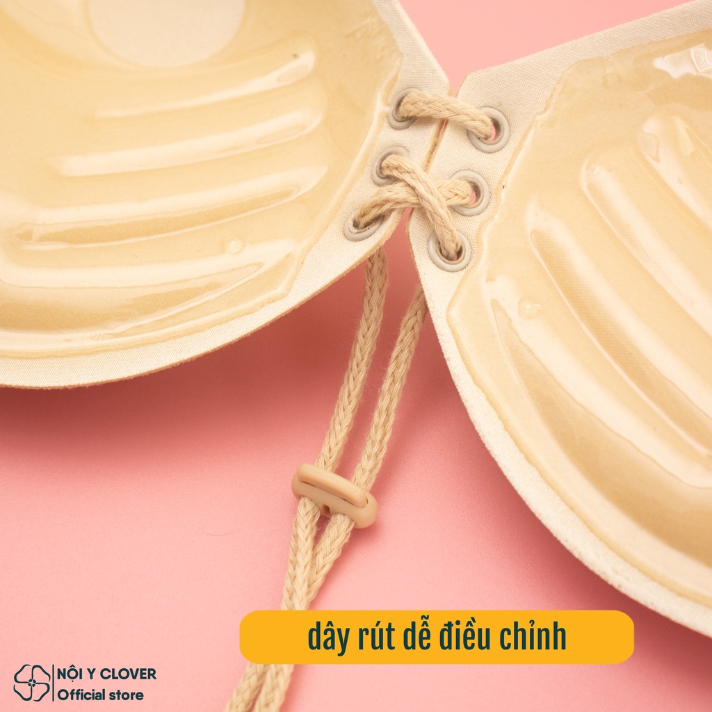 Áo Dán Ngực Tặng Kèm Dây Trong Nâng Ngực Rút Định Hình Ngực, Miếng Dán Tạo Khe ELSA BRA - 0126