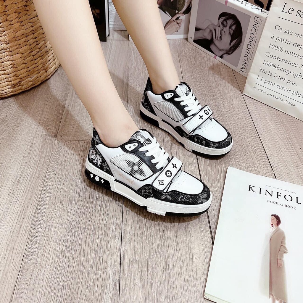 Giày LV Xanh than, Xanh Lá, Nâu, Giầy thể thao LV các màu mới nhất hot trend 2022 hàng cao cấp