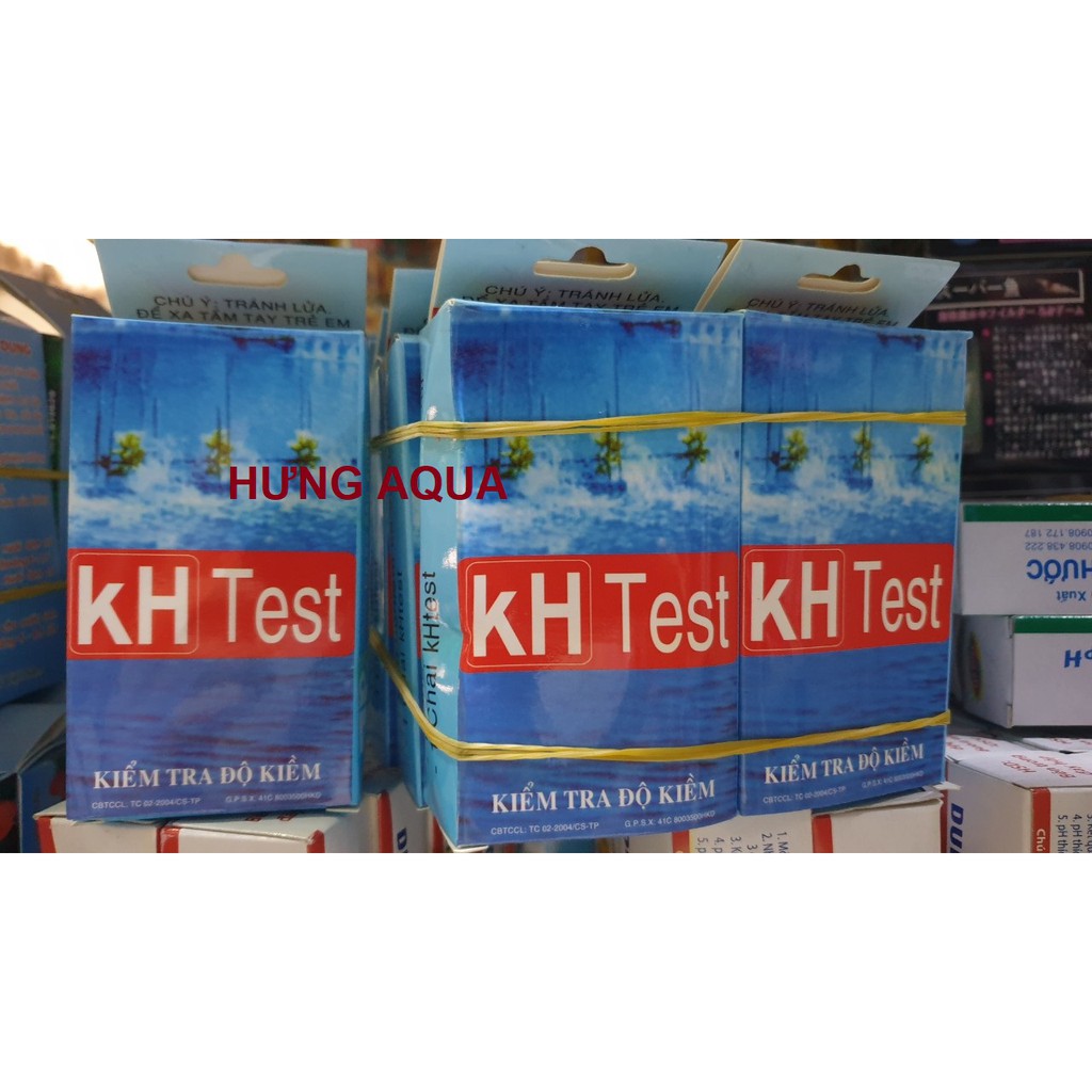 Test pH nước - Bộ test PH kiểm tra độ kiềm nước hồ cá (kết quả chuẩn)