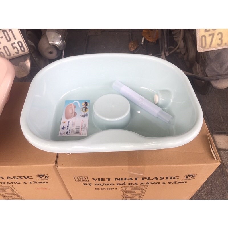 Chậu gội đầu tiện ích tại giường cho người già, bệnh nhân