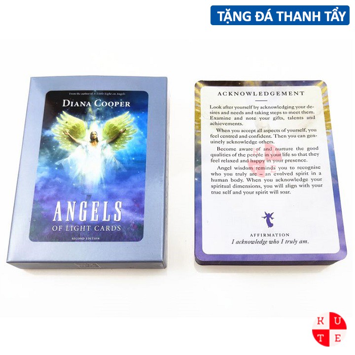 Bộ Bài Angels Of Life Oracle 54 Lá Bài Tặng Đá Thanh Tẩy E44