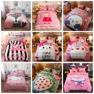 Trọn Bộ Chăn Ga Nỉ Nhung 3D Mẫu Mới 2020 (Chát chọn mẫu)