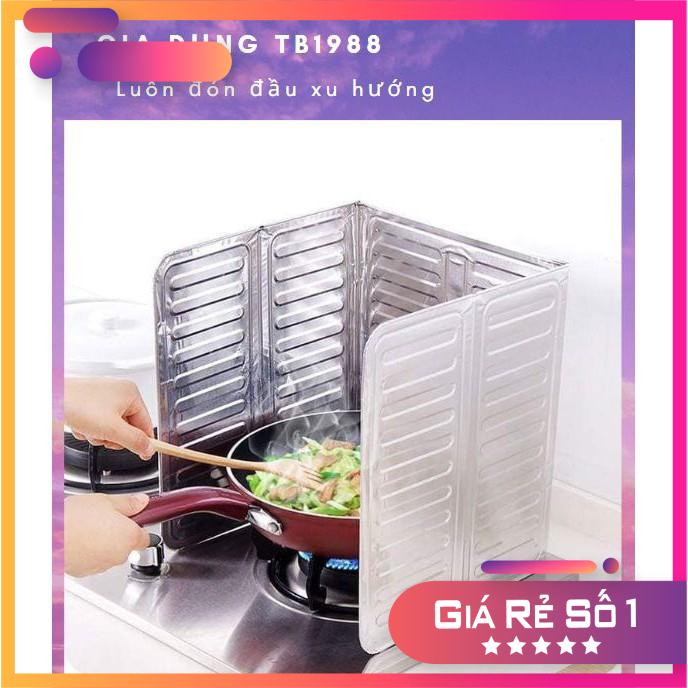 ( Đắt Sắt Ra Miếng ) Tấm nhôm chắn gió bếp ga chống bắn dầu mỡ đa năng