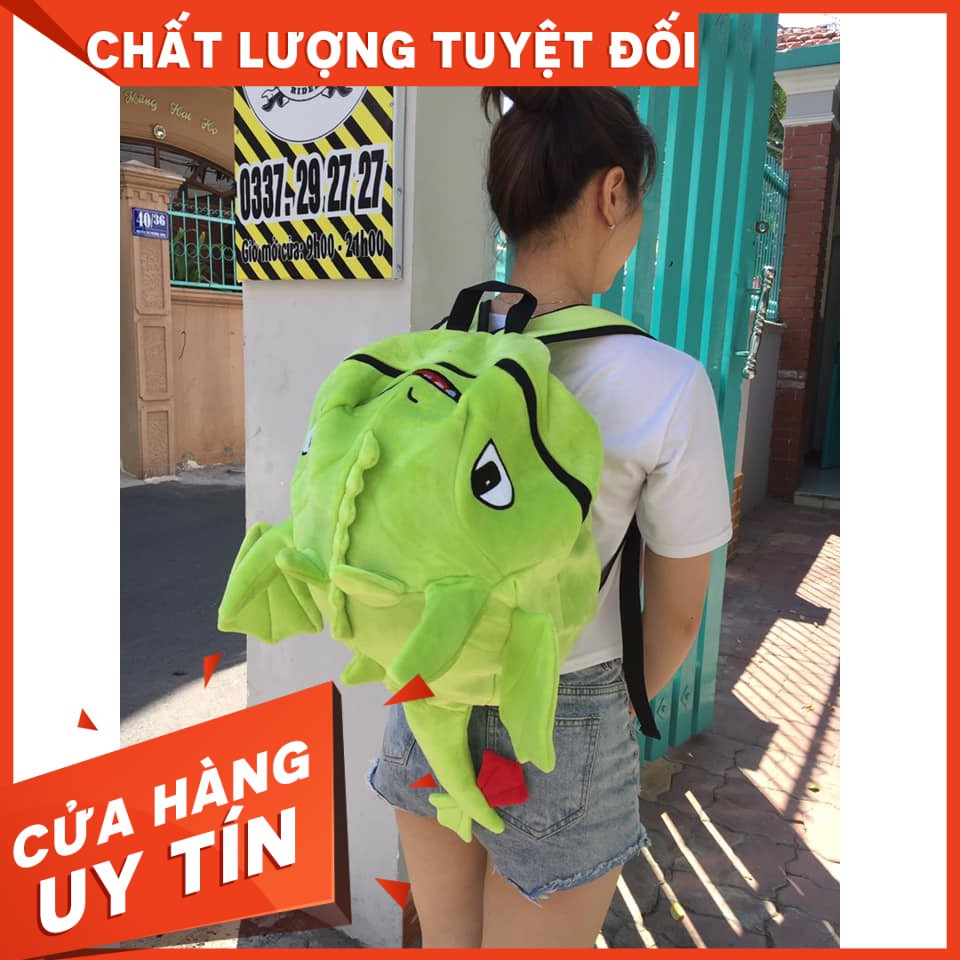 [CHÍNH HÃNG]Balo Con Rồng cực KUTE vải NHUNG, BIGSIZE , bảo hành 12 tháng