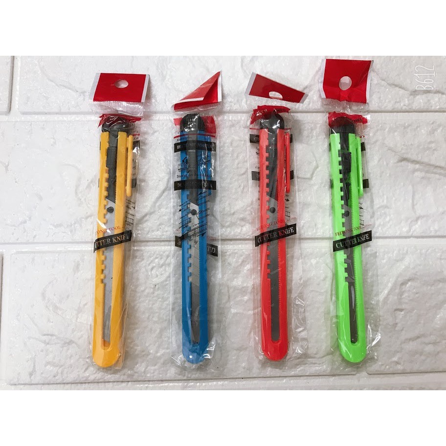 Dao Rọc Giấy Cỡ nhỏ Loại 12 Đốt Tiện Dụng