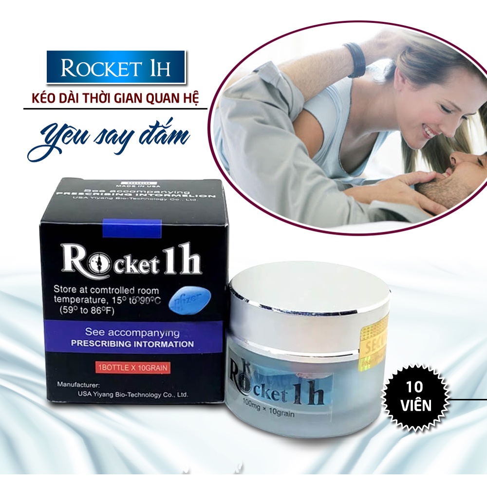 Rocket 1h - Bổ Thận Tráng Dương - Tăng Cường Sinh Lý - Kéo Dài Cuộc Yêu Tới 1H, Sản Phẩm Chính Hãng Từ Mỹ